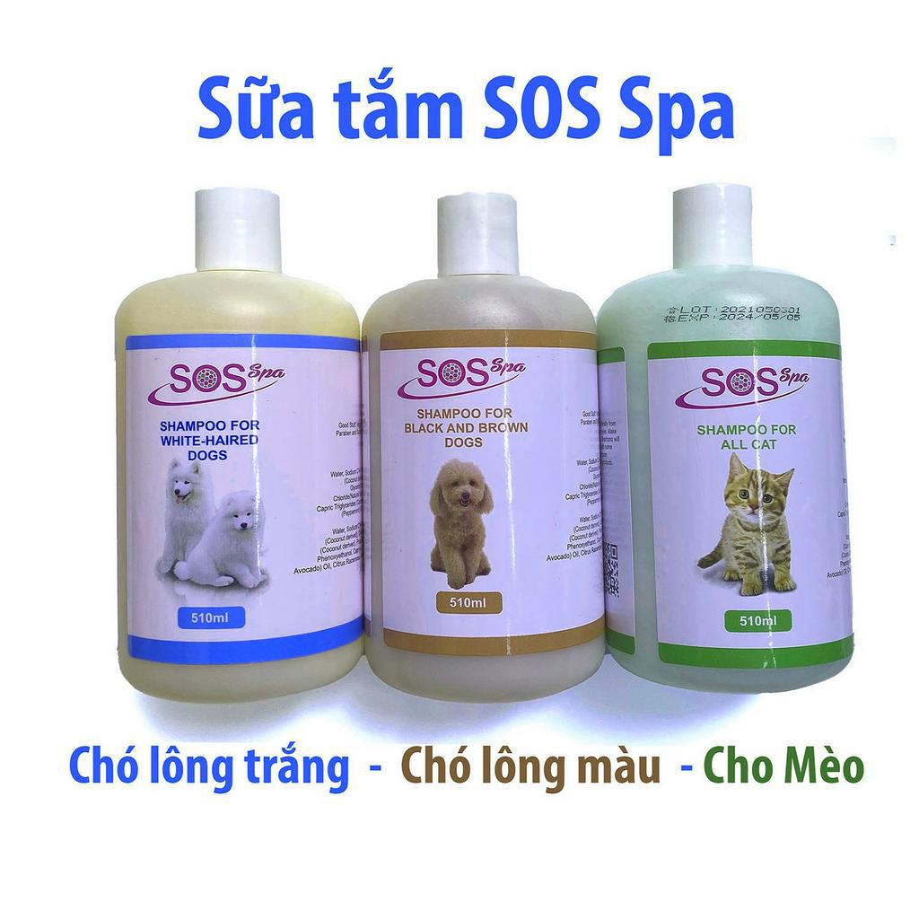 Sữa Tắm SPA cho chó mèo (chai 510ml) dầu tắm dành cho mọi loại chó mèo