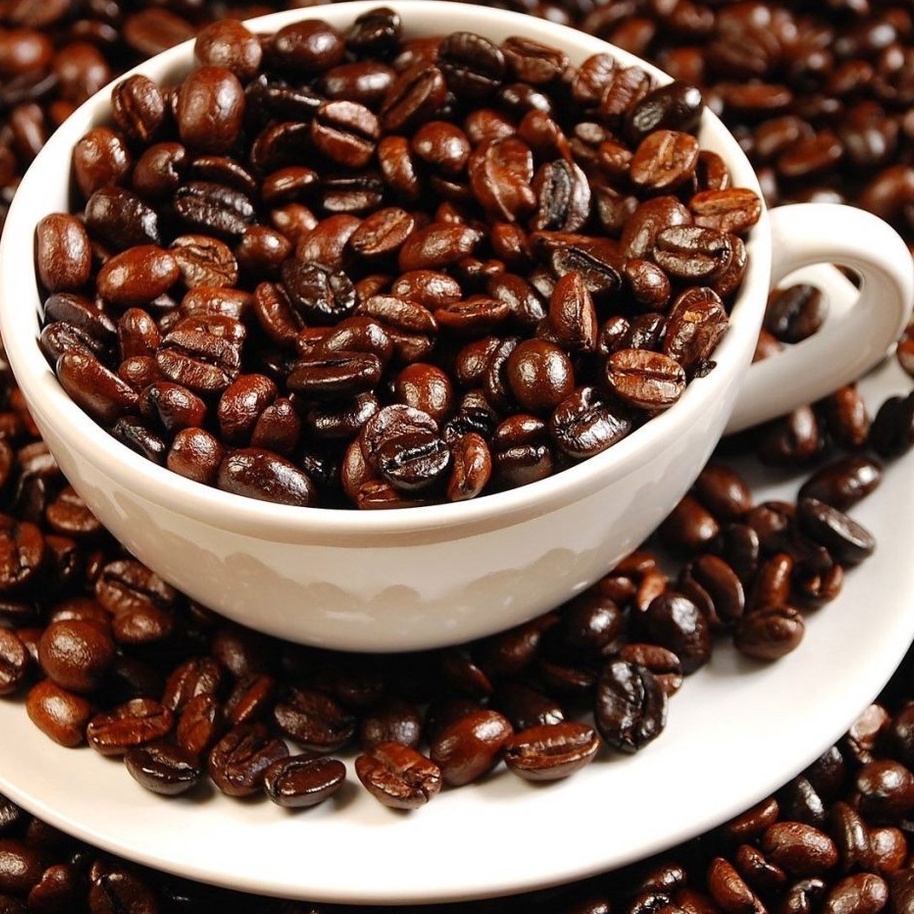 1kg Cà Phê Hạt Robusta Nguyên Chất Rang Mộc 100%