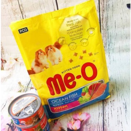 Thức ăn cho mèo con me-o kitten 400g vị cá biển