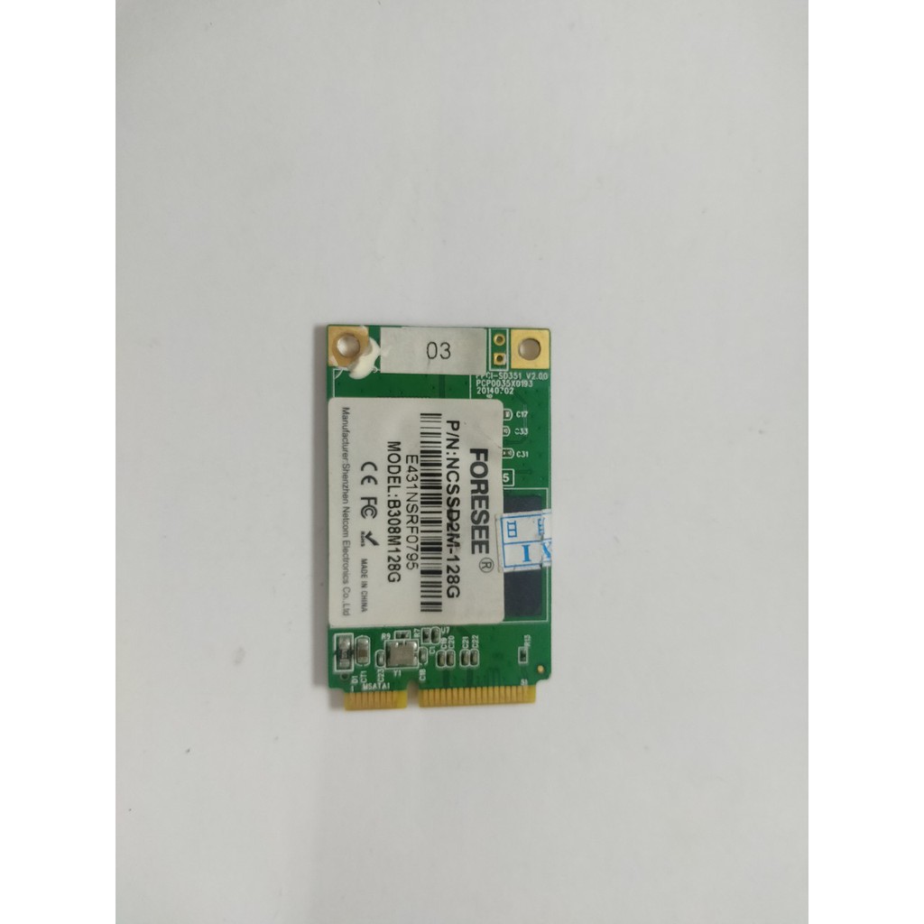 Ổ CỨNG SSD MSATA 128Gb THÁO MÁY. CHUẨN CHẤT LƯỢNG