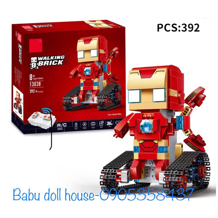 Siêu anh hùng lắp ráp kiểu Lego Technic - điều khiển từ xa Mould King