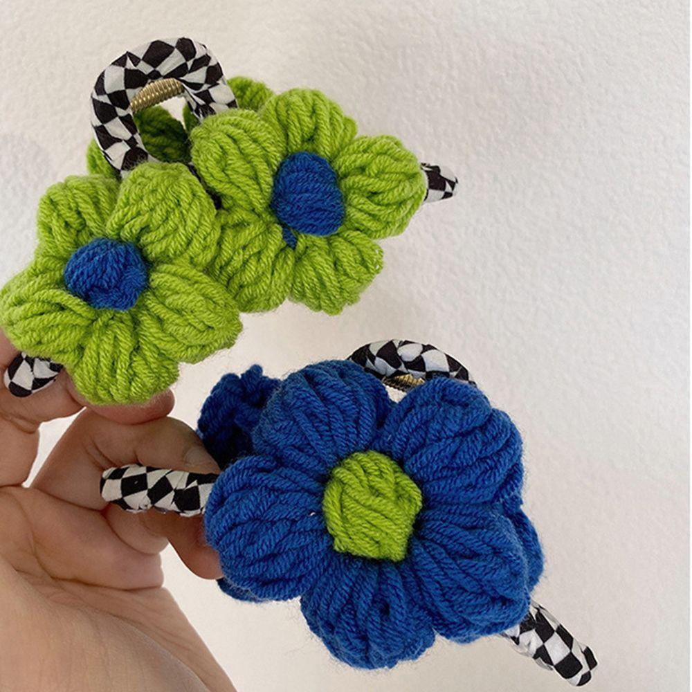 JARRED Kẹp Tóc Hình Cá Mập Đính Hoa Bằng Len Thời Trang Cho Bé Gái