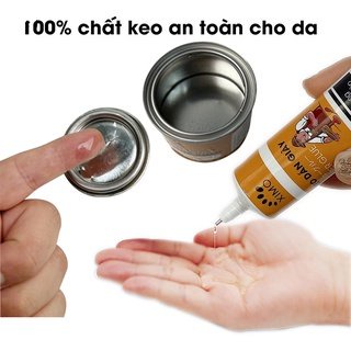 Keo dán giày thể thao siêu dính dùng nhiệt trong suốt không tổn thương da XIMO KDG06