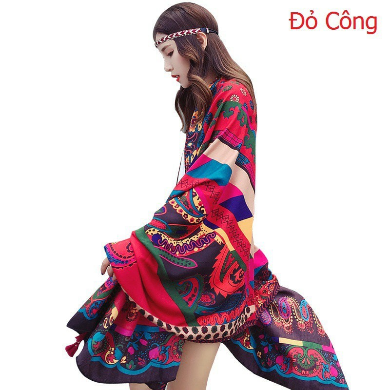 Khăn Choàng Boho ( Ảnh Thật khách hàng )