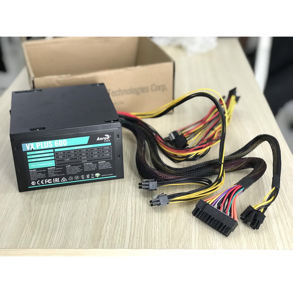 NGUỒN AEROCOOL VX PLUS 600W MỚI Bảo Hành 36 THÁNG | BigBuy360 - bigbuy360.vn