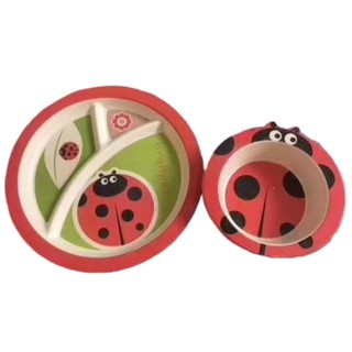 [GIFT] Set khay bát ăn dặm lúa mạch xuất Nhật