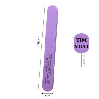 Dũa làm bóng móng 2 mặt Sunshine (1 nhám 1 mịn) 17.8*2*1.2 cm