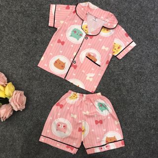 Pyjama thô lụa cho bé