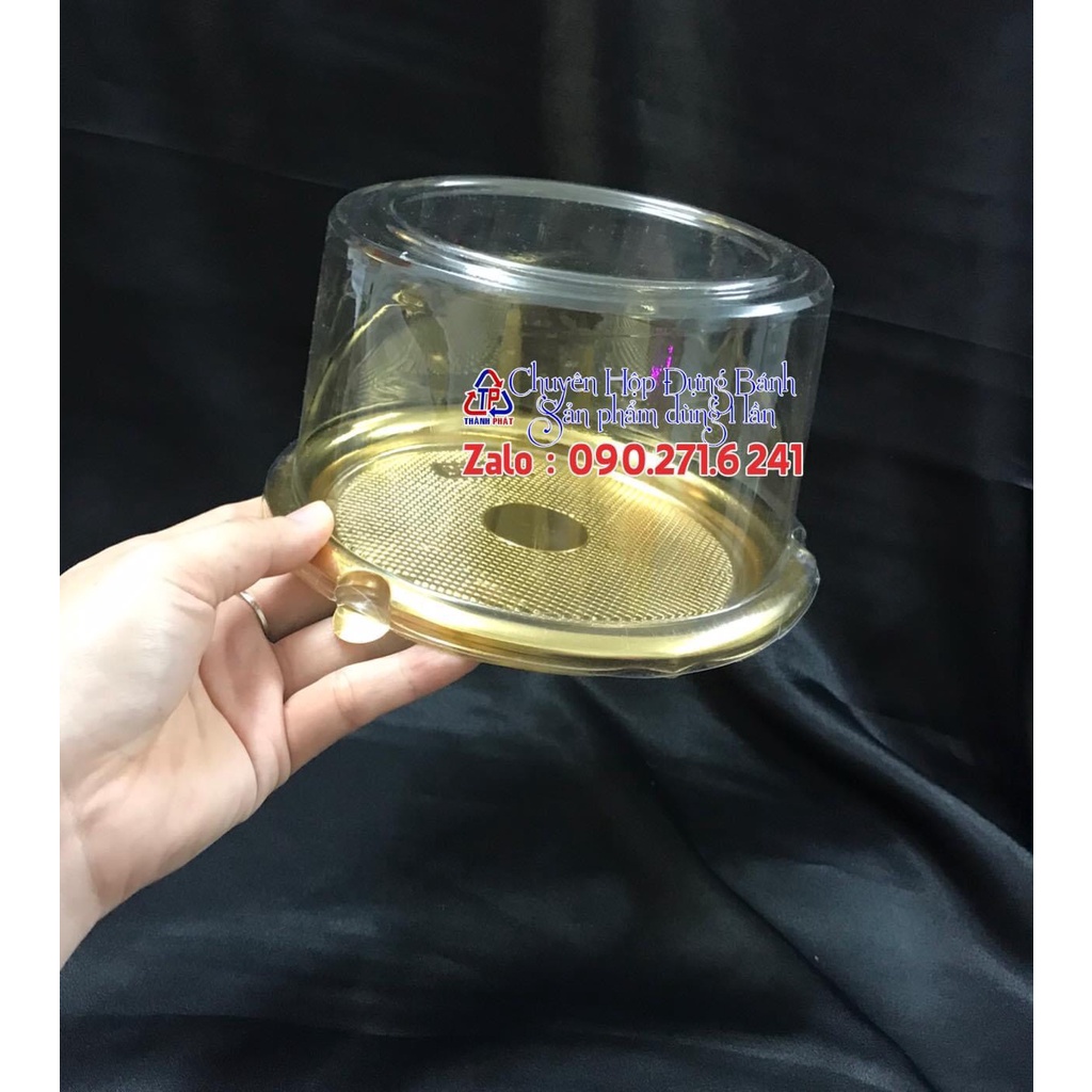Hộp A1680 đựng bánh bao đào tiên - Hộp đựng bánh kem 14cm - Hộp đựng bánh bông lan trứng muối