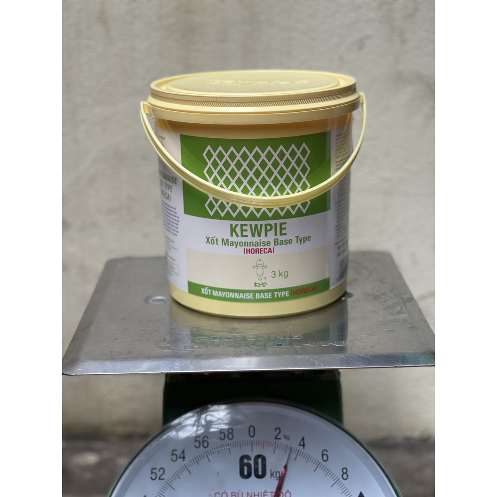 Sốt Mayo làm bánh mỳ, salad - Xốt Mayonnaise Base Type Kewpie 3kg