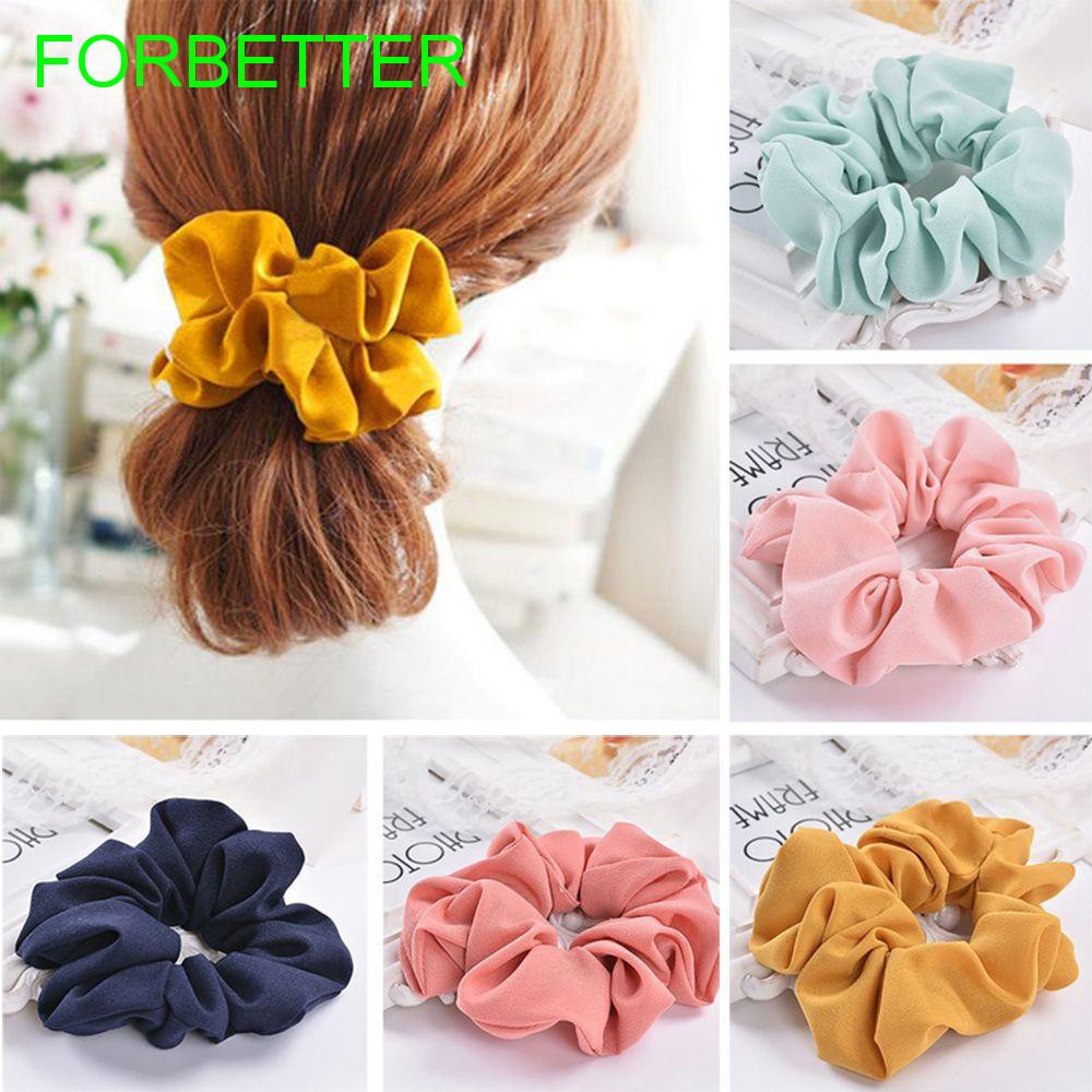 [ FREESHIP 50K ] Dây buộc tóc vải chiffon co giãn ngộ nghĩnh đáng yêu