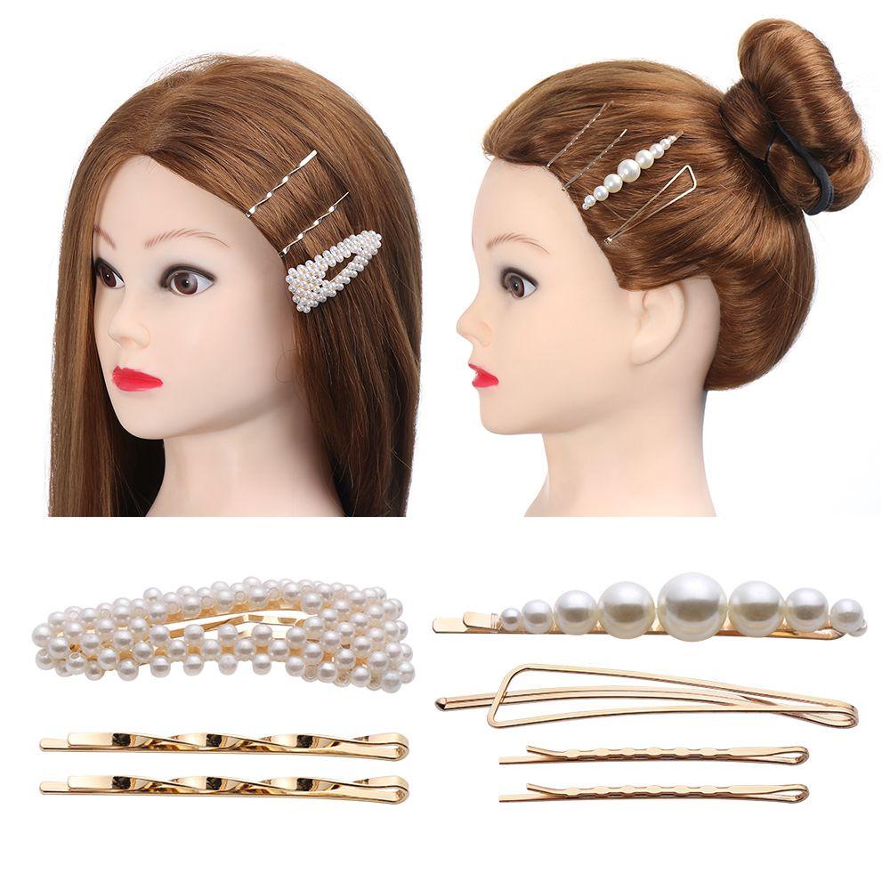 EUTUS Set 4 Kẹp Tóc Mỏ Vịt Kiểu Lượn Sóng