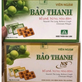 Viên Ngậm Bảo Thanh Bổ/ Hotexcol phế trừ ho hóa đờm ( loại có đường - không đường)