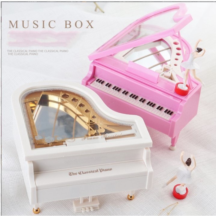 Hộp phát nhạc PIANO với vũ công múa bale - DMA store