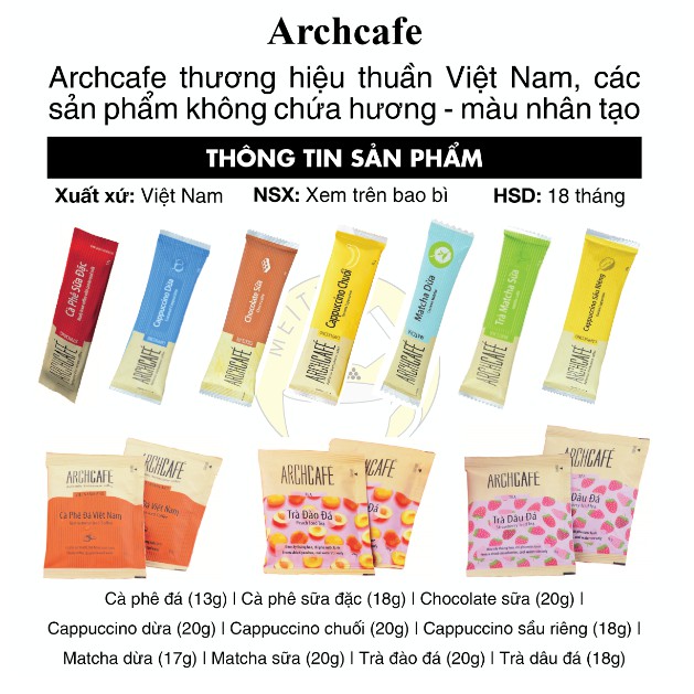 1 gói lẻ dùng thử Archcafe - 10 loại | BigBuy360 - bigbuy360.vn