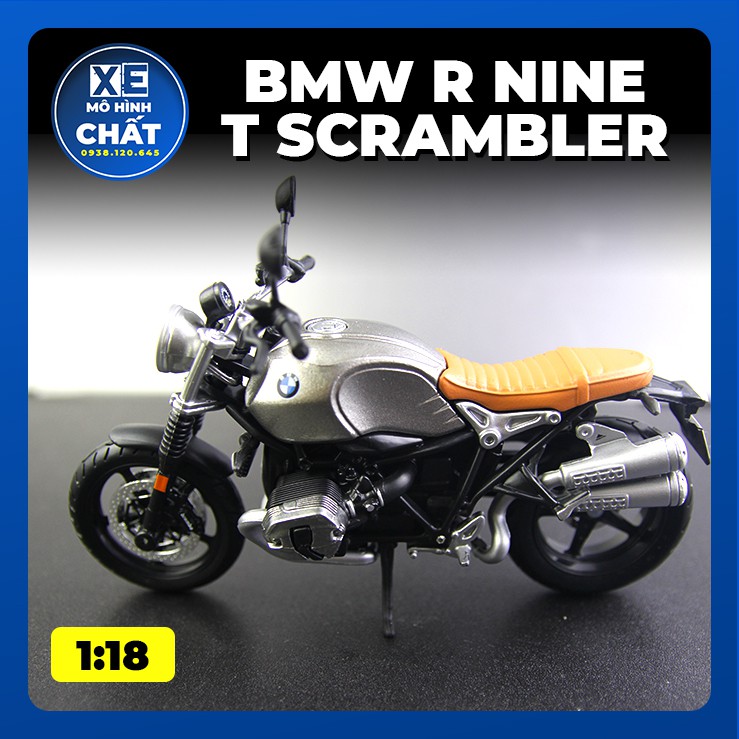 Xe mô hình mô tô BMW R Nine T Scrambler - MAISTO tỷ lệ 1:18