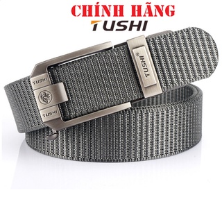 Dây nịt Nam Tushi dây dù_khóa tự động tiện lợi, siêu bền_Thắt lưng vải Canvas phong cách lính cao cấp (T68)