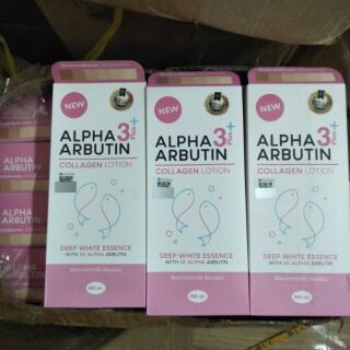 Sữa Dưỡng Trắng Da Alpha Arbutin Collagen Collagen Lotion 3+Plus 500ml