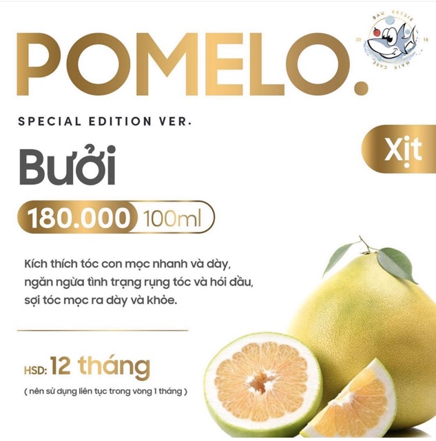 Pro POMELO Hair Mist - Xịt Bưởi Kích Mọc Tóc X2