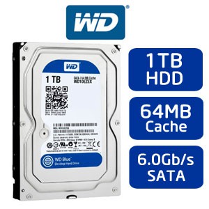 Ổ cứng HDD Western Digital Blue 1TB 3.5&quot; SATA 3 WD10EZEX- BH 24 T SPC