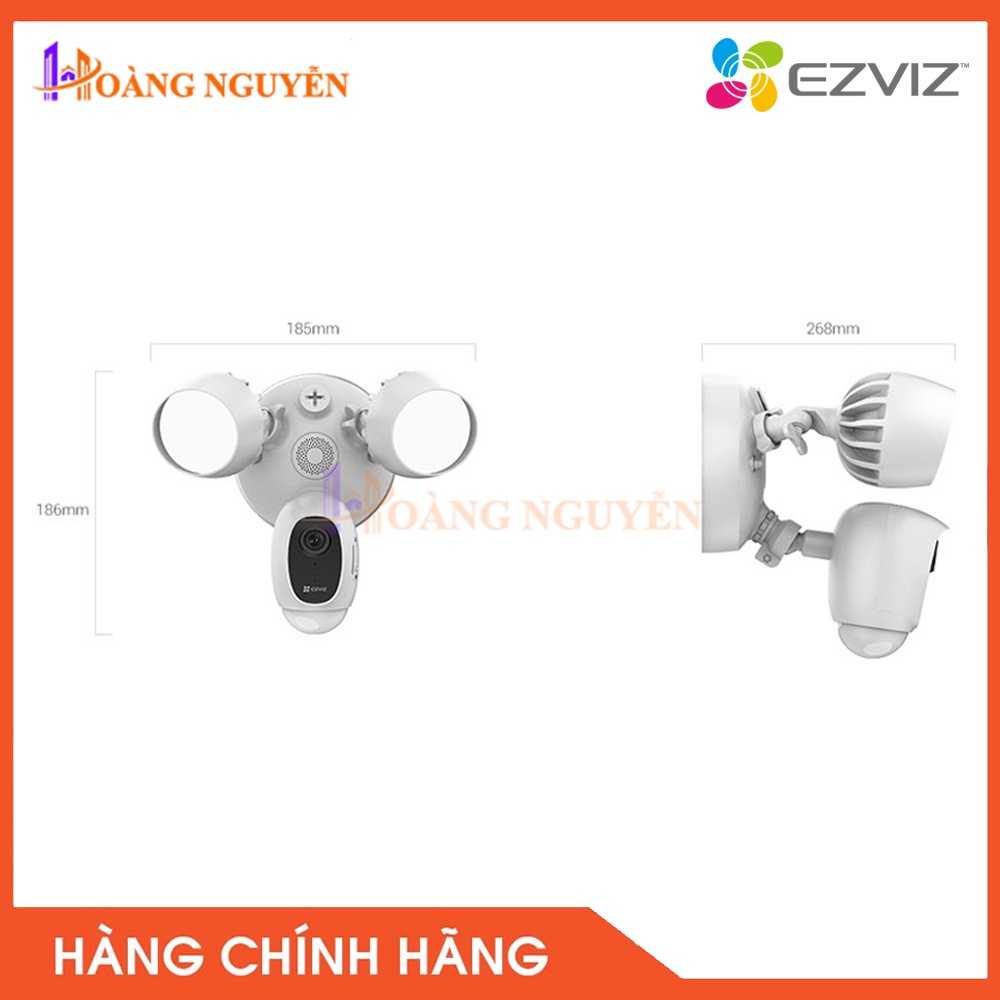 [NHÀ PHÂN PHỐI] Camera Quan Sát Wifi EZVIZ LC1C 2MP - Tầm Nhìn Ban Đêm 25m, Phát Hiện Chuyển Động, Tiêu chuẩn IP65