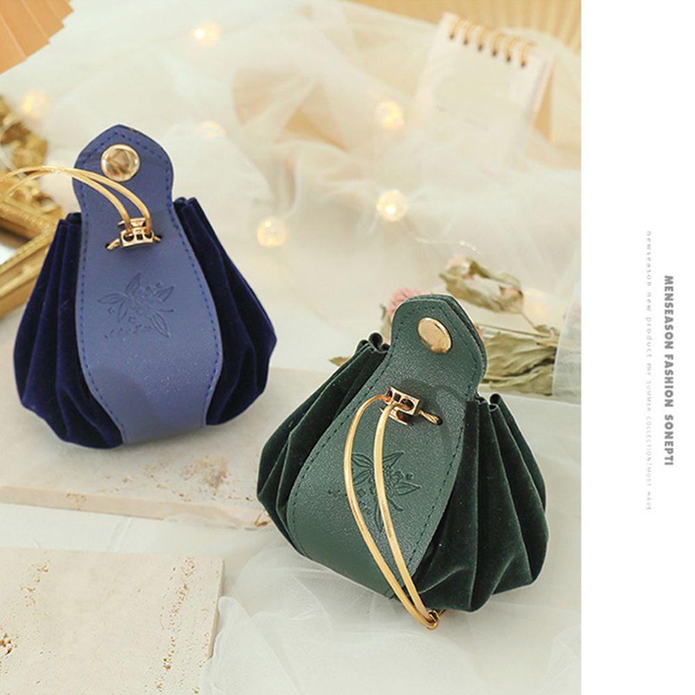 Hộp Đựng Kẹo Bằng Da Và Vải Flannel Độc Đáo Trang Trí Tiệc Cưới