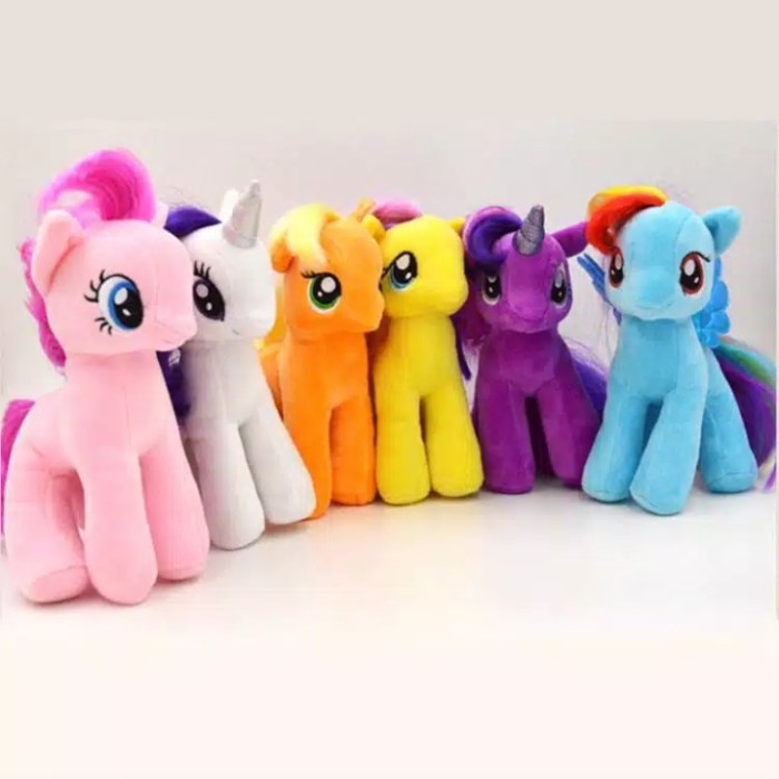 Ngựa Pony Nhồi Bông Màu Tím Cho Nữ