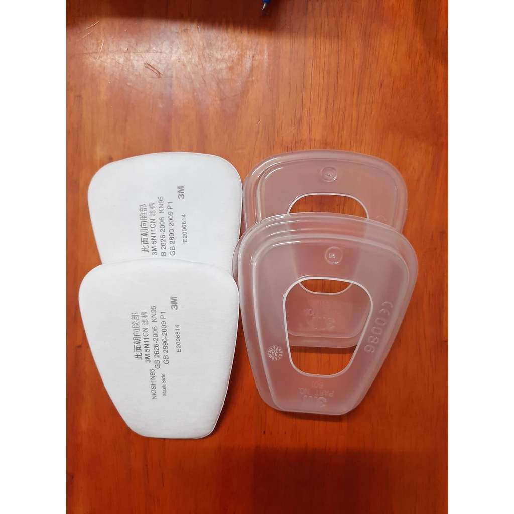 Mặt nạ phòng độc, chống hóa chất 3M 7502, phin lọc 6001