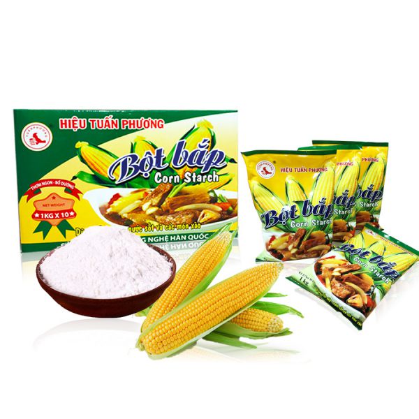Bột ngô Tuấn Phương (tinh bột ngô/bột bắp)  gói 400g