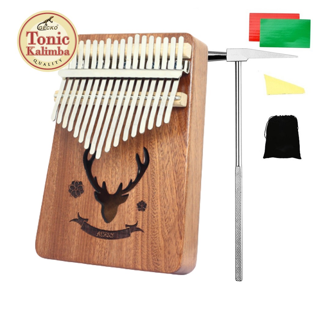 Đàn Kalimba 17 phím kiểu dáng tiện dụng GECKO-KIMI-HLURU044