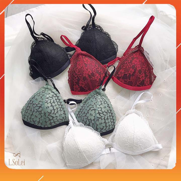 ÁO lót nữ bralette basic 4 màu không gọng có mút