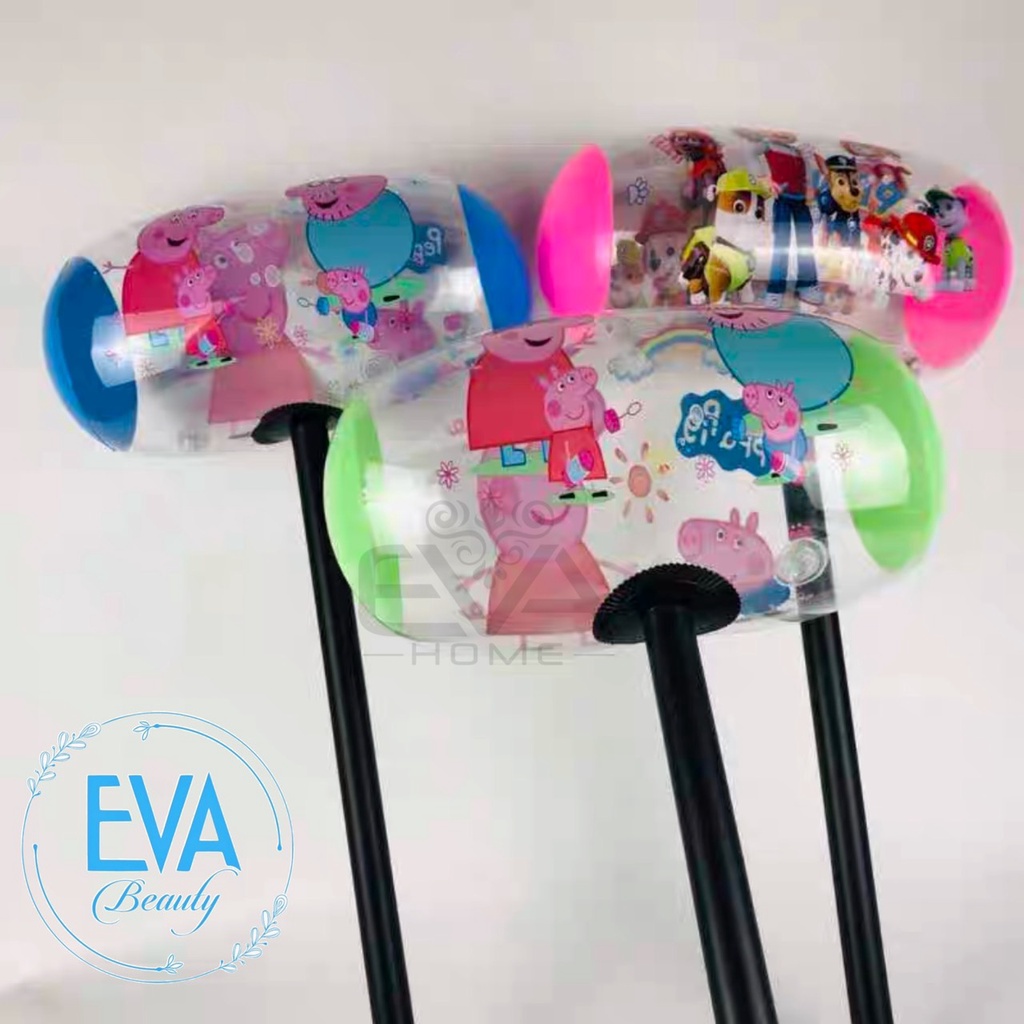 Đồ Chơi Bơm Hơi / Đồ Chơi Búa Tạ Hoạt Hình Đèn Phát Sáng Cán Tay Cầm Nhựa Lớn 70 Cm Vui Nhộn