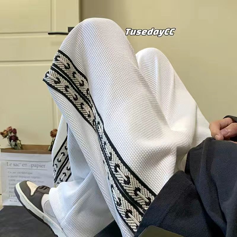 Quần Dài Ống Rộng Phong Cách Hong Kong Cho Nam