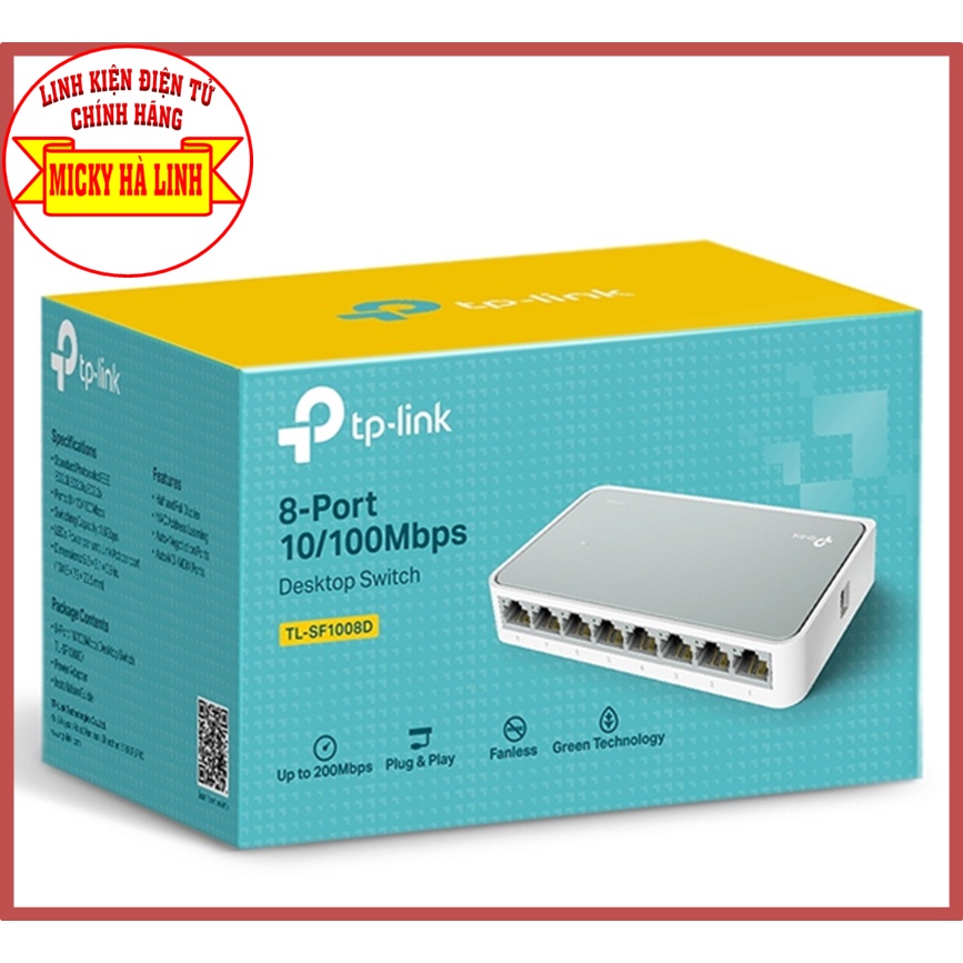 BỘ CHIA MẠNG Switch 5 PORT xịn, Hãng TP-LINK 100M 10/100Mbps Mẫu mới chính hãng