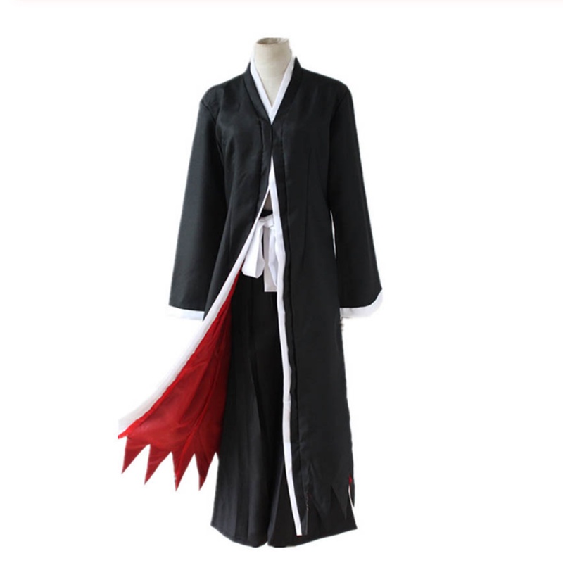 Bộ Trang Phục Hóa Trang Nhân Vật Anime Bleach Ichigo Kurosaki Ichigo Gồm Áo Choàng Đen Và Quần Ống Hút