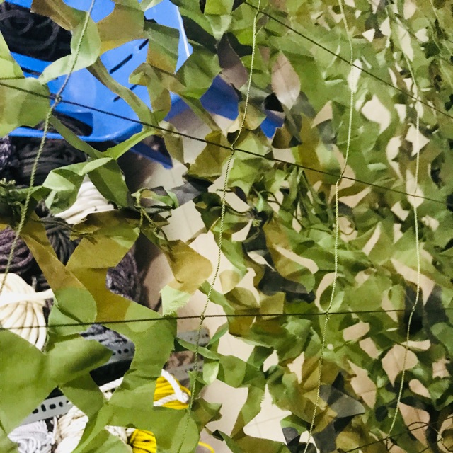 lưới nguỵ trang quân đội trang trí cho sân vườn tươi mát thiên nhiên sản phẩm chịu được nắng mưa phù hợp với mọi nhà :).