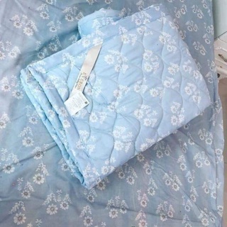 Chăn hè cotton hoa trà, hoa nhí 1.8m*2m nằm điều hoà rất thoải mái siêu nhẹ có thể giặt máy, giặt tay bền màu-không mác