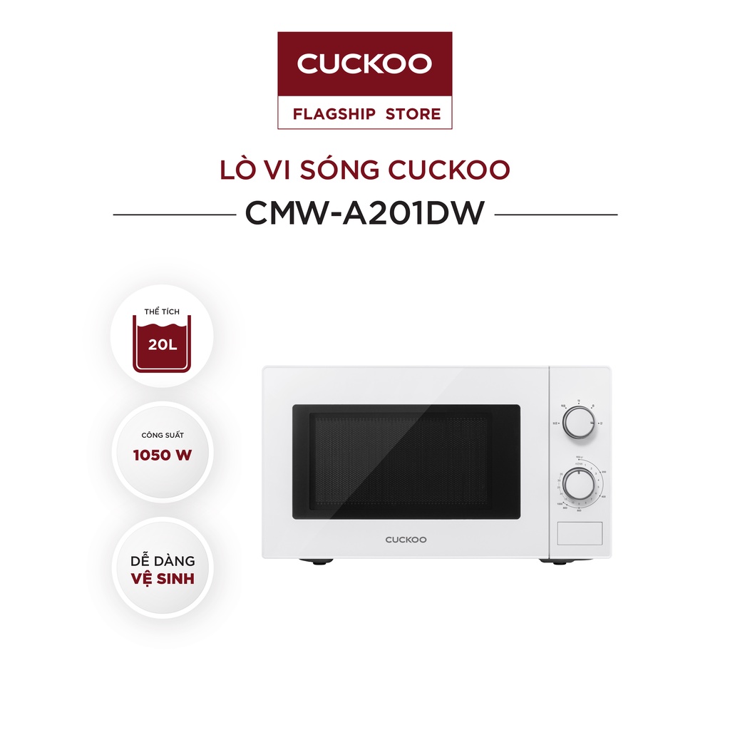 Lò vi sóng Cuckoo 20 lít CMW-A201D - Hàng chính hãng - Chất lượng Hàn Quốc