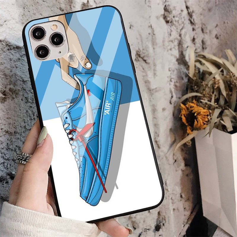 Ốp lưng tự thiết kế giày thể thao Nike Air màu xanh cực đẹp iphone 6/7/8 plus/x/xr/xs max/11 pro max/12 promax SPORT0038