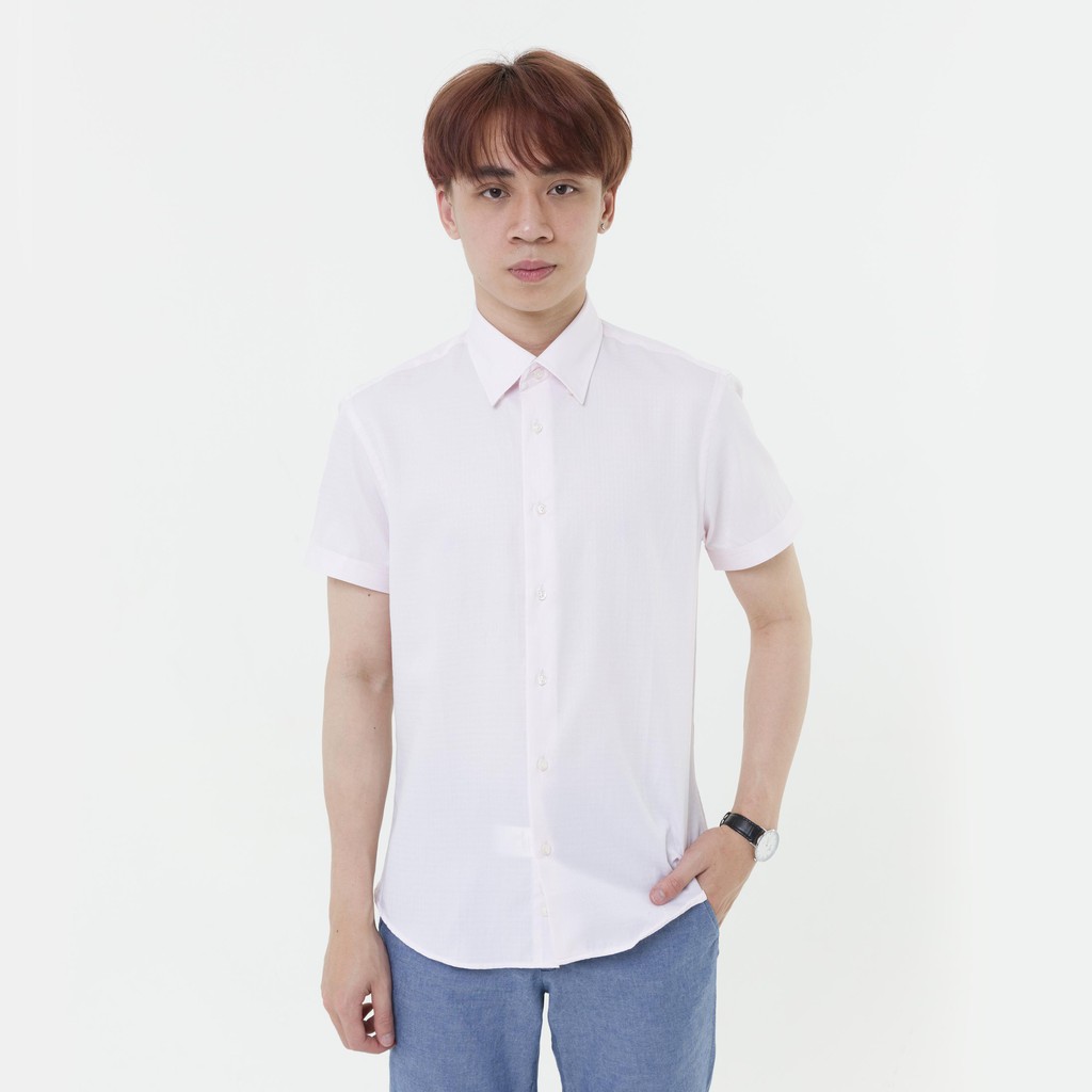 Áo sơ mi nam tay ngắn The Shirts Studio Hàn Quốc 42F2110PI