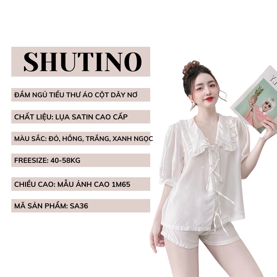 Đồ ngủ nữ sexy gợi cảm cao cấp lụa satin Shutino SA36 | BigBuy360 - bigbuy360.vn
