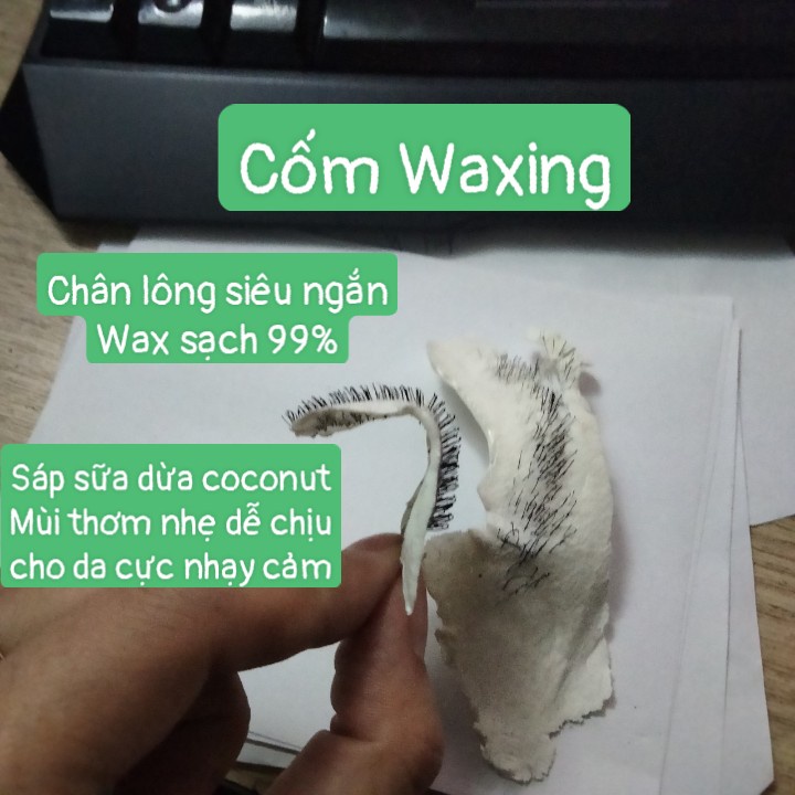 [Sáp siêu bám lông Coconut &amp; Trong suốt] Sáp wax lông nóng hạt đậu dóng cao cấp cho mọi loại da