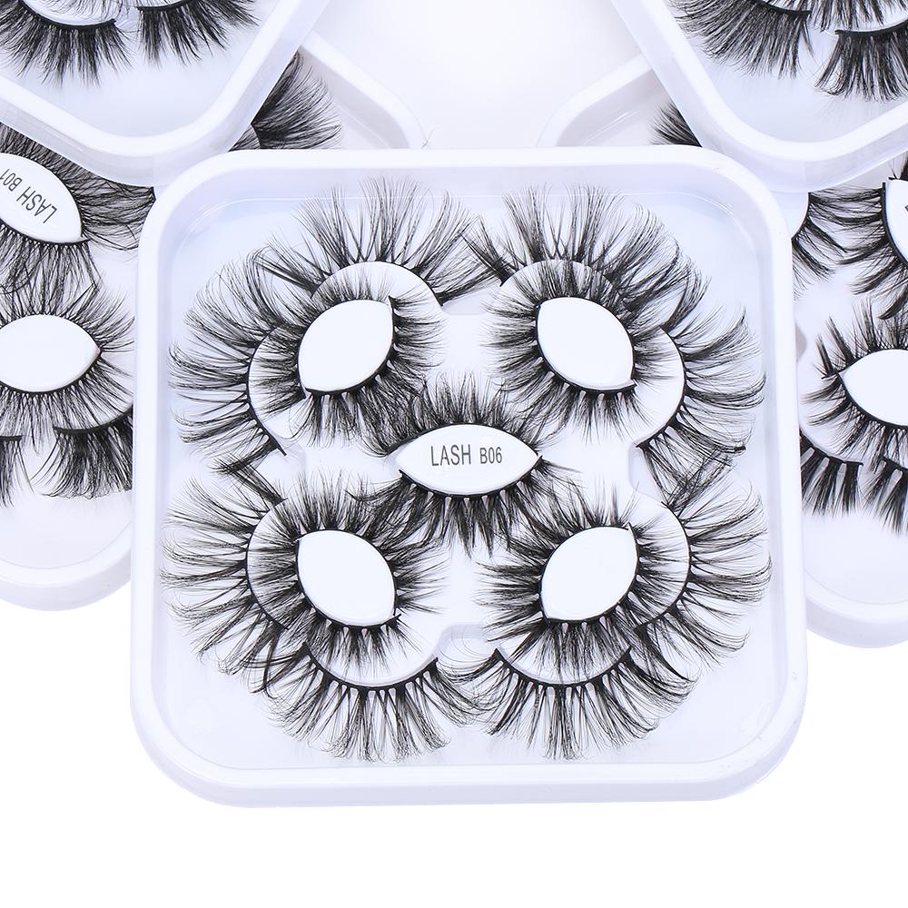 Set 9 Cặp Lông Mi Giả SKONHED Trang Điểm Mắt Tuyệt Vời Hữu Ích