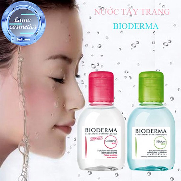 Nước Tẩy Trang Bioderma 100ML Pháp Chính Hãng 100%