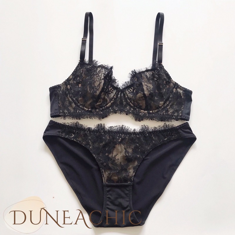 DUNEA Bộ Đồ Lót Ren Siêu Mỏng Mềm Mại Thoáng Khí Gợi Cảm Cho Nữ