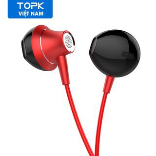 Tai Nghe Nhét Tai TOPK F03 Tai Nghe Loa Siêu Trầm HIFI 3.5Mm Micrô Tích Hợp Âm Lượng Điều Khiển Tai Nghe