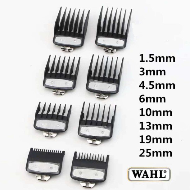 Bộ 8 cữ tông đơ wahl chất liệu nhựa gá thép