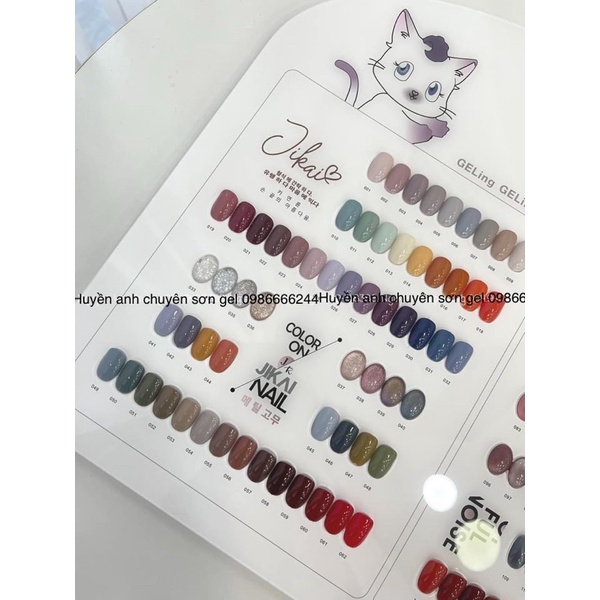Set sơn gel Jikai