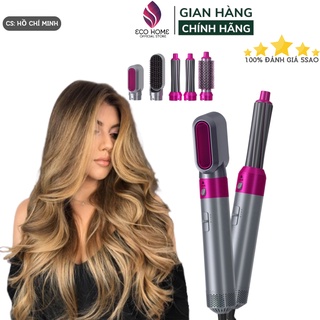 Máy tạo kiểu tóc, lược điện làm tóc đa năng 5in1 kiêm máy sấy tóc tự động, uốn xoăn, làm phồng cao cấp hàn quốc
