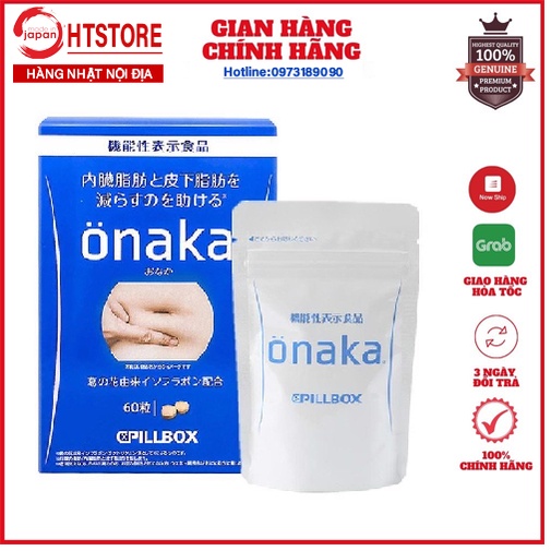 Viên giảm mỡ bụng Onaka 60 viên